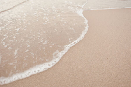 Sand Beach with ocean wave
