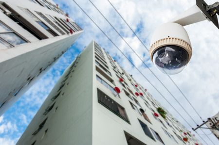 CCTV Camera or surveillance Operating out side condominium