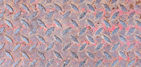pattern of rusty metal floorの写真素材