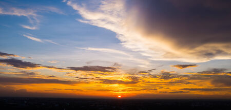 twilight sky sunsetの写真素材