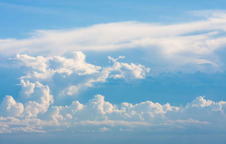 clouds in the blue skyの写真素材