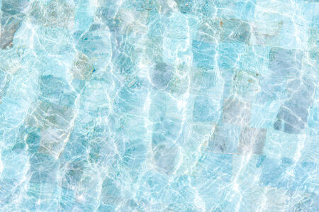 Texture of water surface in swimming poolの写真素材