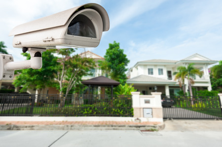 CCTV Camera with house in background