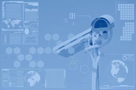 CCTV or surveillance with technology screen layer