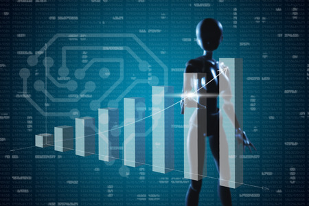 AI, Artificial intelligence conceptual of next generation technology transformation, business improvement by AI techの写真素材