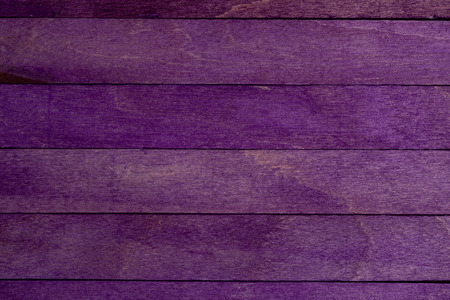 Beautiful texture of natural wood slats purple. Horizontal directionの写真素材