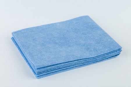 Kitchen wipes cloth isolated. Selective focus.の写真素材