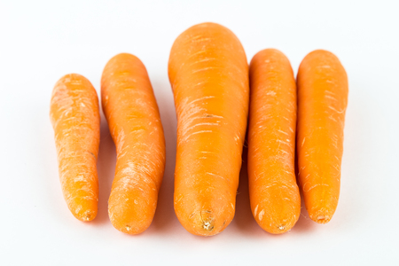 Carrot isolated on white background. Healthy food, dietの写真素材