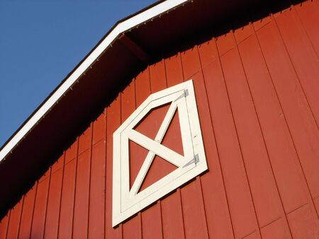 Red Barn Roofの写真素材