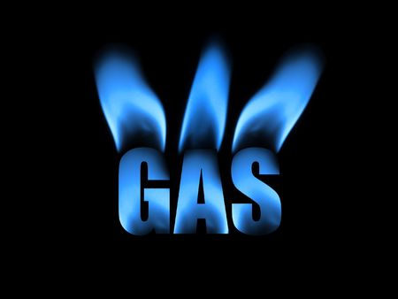 Natural Gas Abstractの写真素材