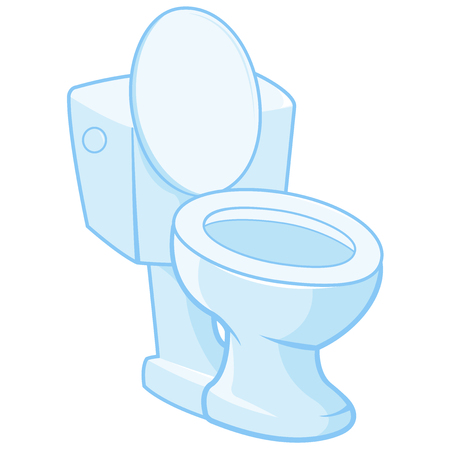 Vector illustration of toilet seatのイラスト素材