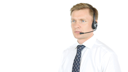 Agent, Customer Support Service Operator, Businessmanの写真素材