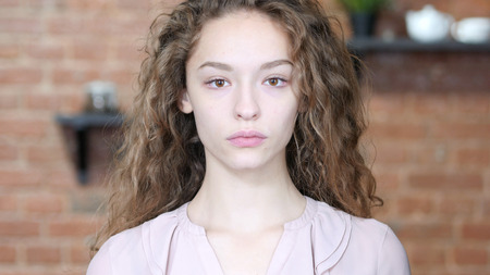 Portrait Of Young Woman, Indoor