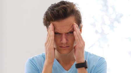 Success, Excited young Man Overwhelmed by Results