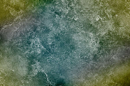 Dim green grunge backgroundの写真素材