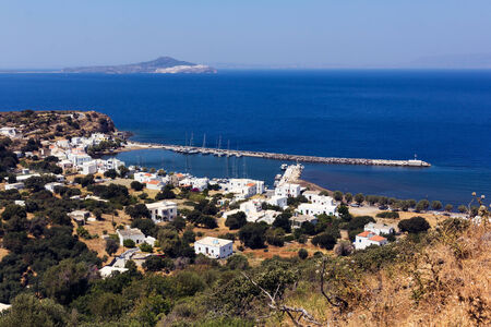 Village of Paloi in Nisyros islandの写真素材