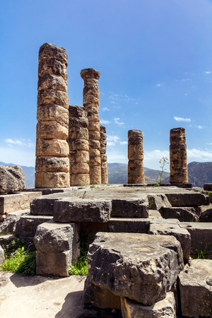 Temple of Apollo on Delphi, Greece