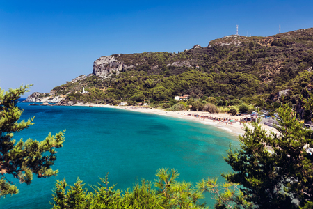 Potami beach, Samos island, Greeceの写真素材