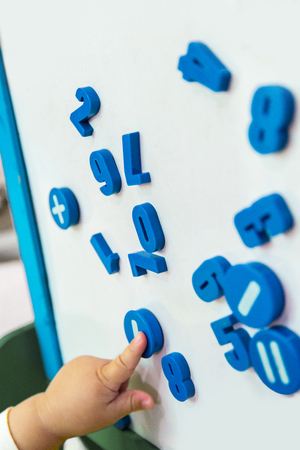 Kids start counting numbers.