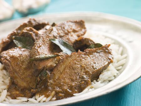Sliced Duck Breast cooked In a Tamarind Curry Sauceの写真素材