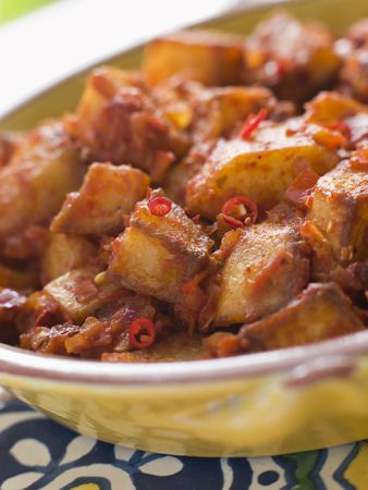 Patatas Bravasの写真素材