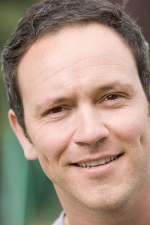 Head shot of man smiling