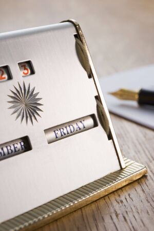 Old Fashioned Desk Calendarの写真素材
