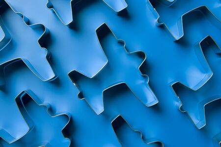 Airplane Shaped Cookie Cuttersの写真素材