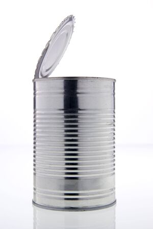 Open Tin Canの写真素材