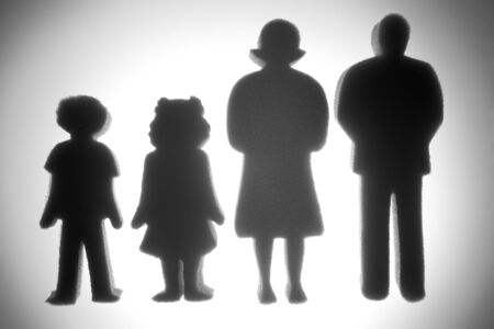 Average Familyの写真素材