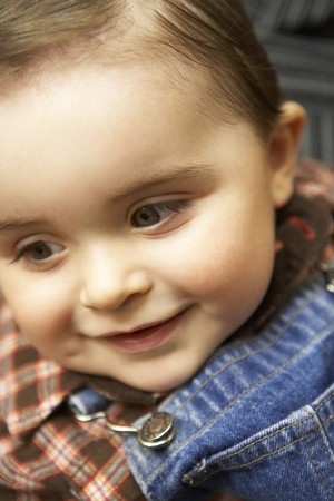Portrait Of Baby Boy Smiling