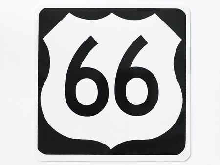 Route 66 Road Signの写真素材
