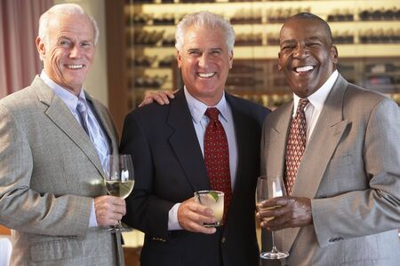 Friends Socializing At A Barの写真素材