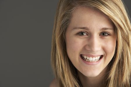 Portrait Of Teenage Girlの写真素材