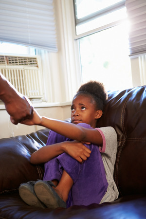 Concept Image To Illustrate Child Abuseの写真素材