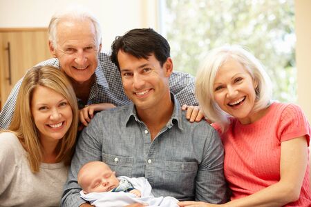 Multi-generation family portrait