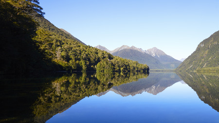 View Of Milford Sound In New Zealand's South Islandの写真素材
