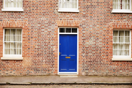 OXFORD/ UK- OCTOBER 26 2016: Exterior Of Victorian Terraced Houses In Oxfordのeditorial素材