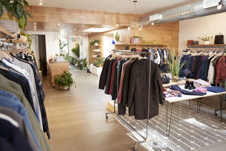 Clothes shop interiorの写真素材