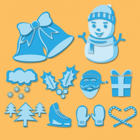 Winter icons set,Vector のイラスト素材