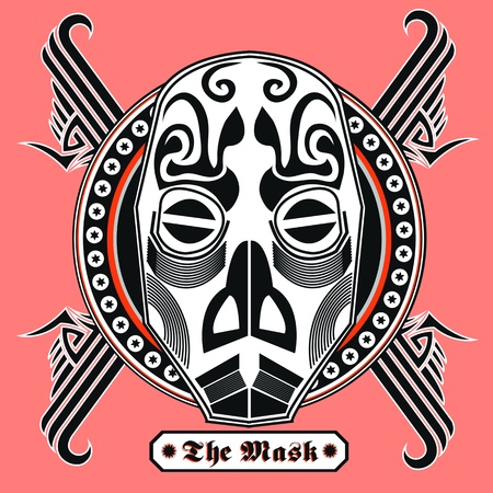 The Mask - artwork for t-shirtのイラスト素材