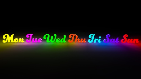 Abbreviation day of the week 