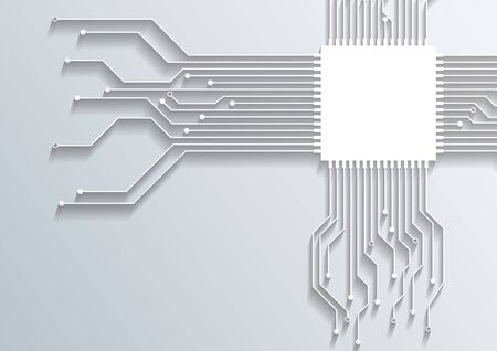 3d circuit board background texture.vectorのイラスト素材