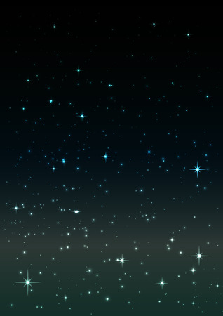 Abstract background.Night sky with stars. Vector illustrationのイラスト素材