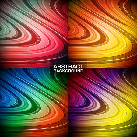 Set of colorful abstract backgrounds.のイラスト素材