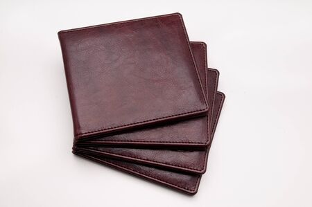 DVD Cover leather isolated on white background.の写真素材