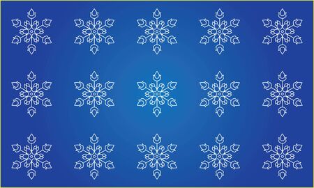 Seamless snowflakes backgroundのイラスト素材