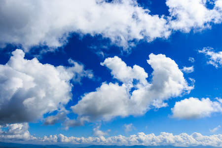 Clouds on blue sky