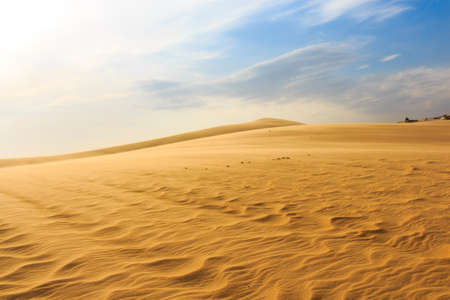 Wave on desert ,Vietnam の写真素材