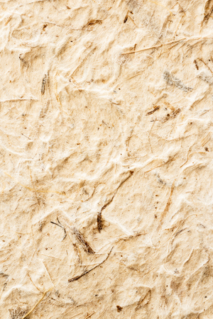 The texture of brown color mulberry paperの写真素材